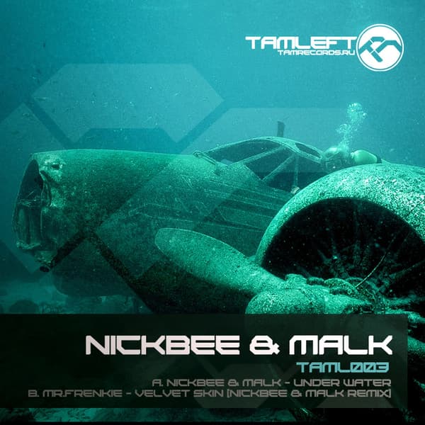 Cover NickBee, Malk - Underwater, Velvet Skin (remix)